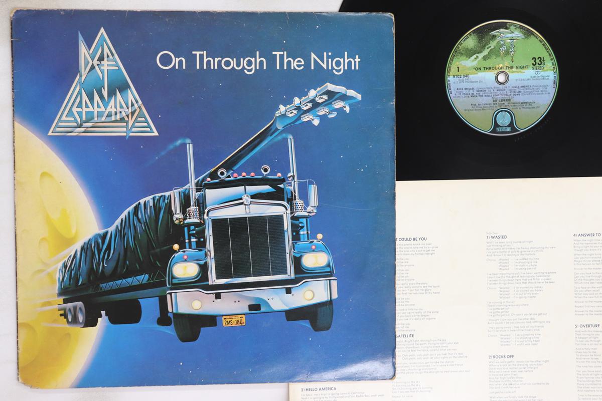 

LP Record DEF LEPPARD - On Through The Night 9102040 VERTIGO 1980 UK Metal Used