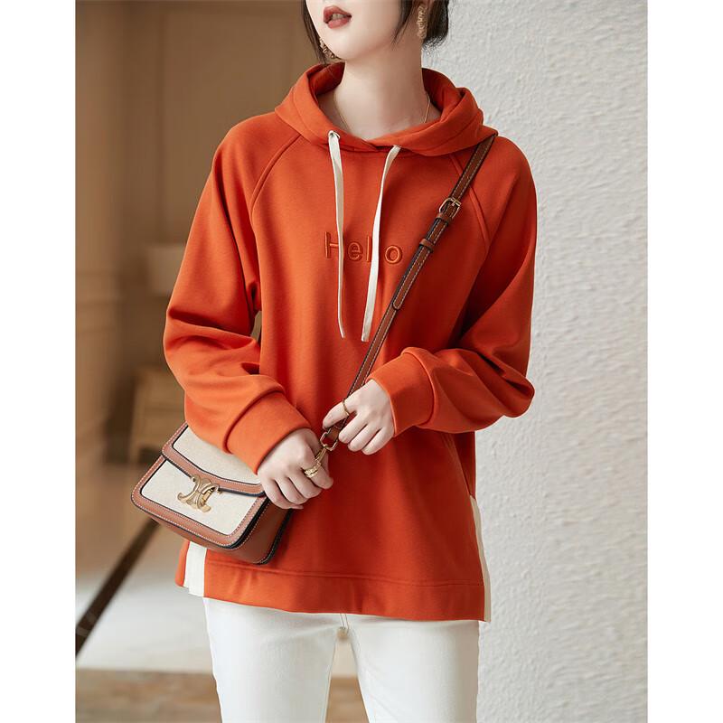 DME Kapuzen-Sweatshirt für Damen mit Schlitzdetail