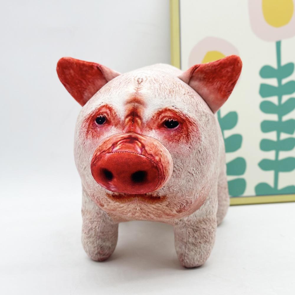 New Simulation Funny Origami Pig Fun Plush Comfortable Doll