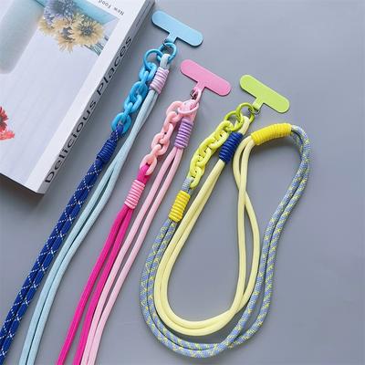 Süßes Acryl-Handy-Lanyard Durchmesser Outdoor Universelle Hülle Crossbody Schulter Karten-Halsband-Kordelclip Aufhängen Anti-Verlust-Handgelenkband