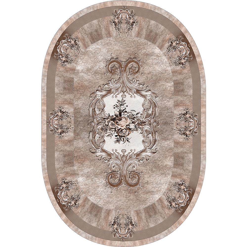 Rovigo Home Digitaltrykk Vaskbar sklisikker base Oval stueteppe RVG7191_HK070