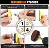 100Pcs 3inch75mm Sanding Discs Pad with 2Pcs Sanding Sponge Buffing Blocks 80-3000 Grit for Drill Grinder Rotary Tools Attachmen