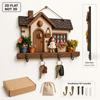 Colorful Wooden Key Holder 2D Flat Decorative Key Hanger Gifts Wall Key Rack  Living Room Decor