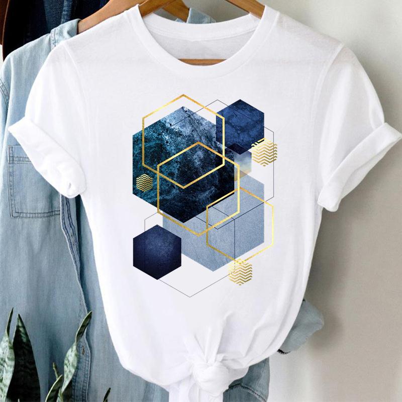 (European Size) Vintage Bird Watercolor Feather Women Print Short Sleeve Tee Top Fashion Tshirt Clothing Casual Summer Lady Female Graphic T-shirt