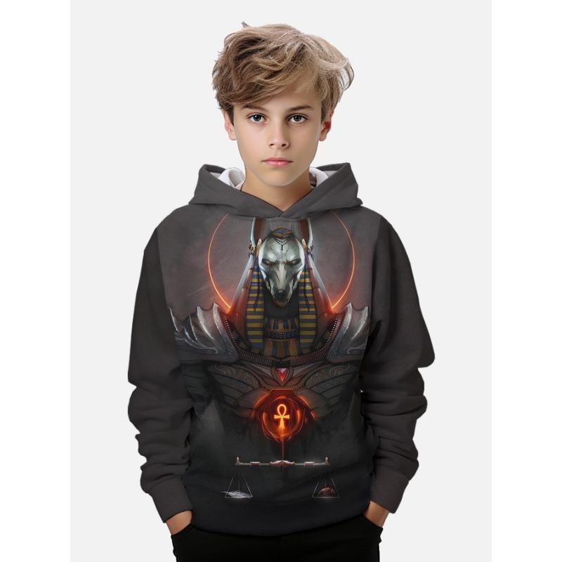 Kids Clothes Boys Hoodies Long Sleeve Funny 3D Dogs Print Children Spring Fall Clothes Casual Stylish Outdoor Boy Clothes Tops