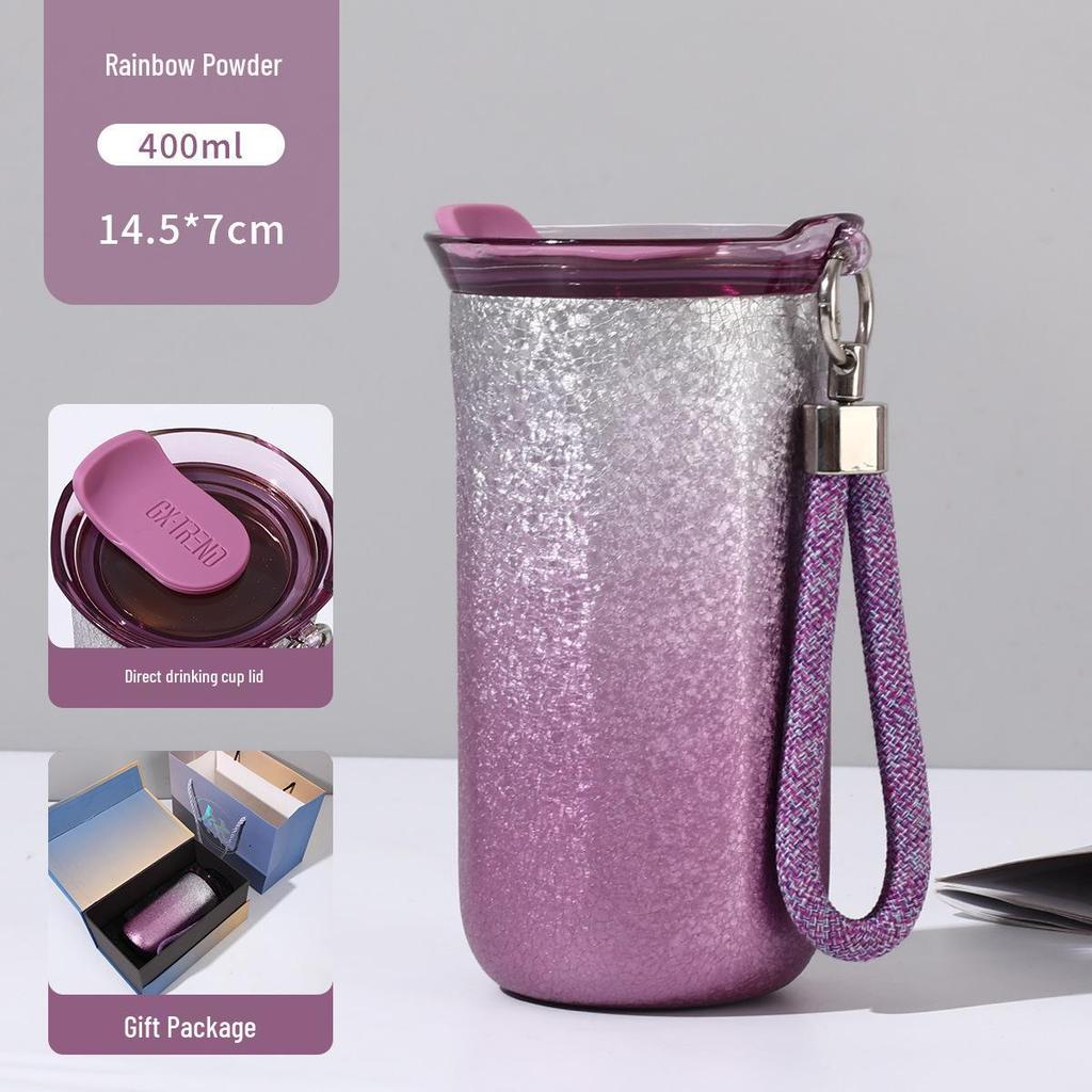 Titanium Plated 316 Stainless Steel Insulated Cup - Portable Pocket Gift Cup for Men and Women