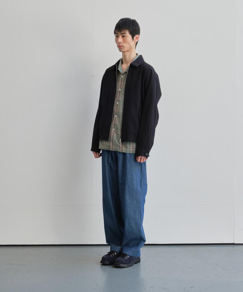 Holliseon Cove Chambray Drape Loose Pants Blue