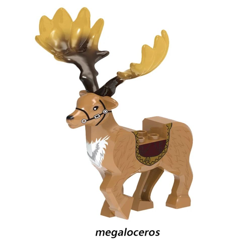 Animal Building Blocks City Small Large Ornaments Panda Dog Sheep Pig Cow Zoo Deer Mount Crocodile Tiger Wolf Eagle Boy Gift Toy