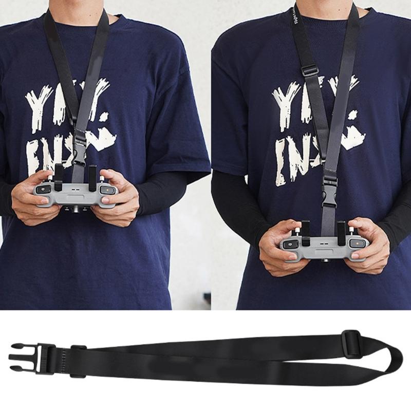 Multifunctional UAV Remote Strap Lanyard with Adjustable Length and Aluminum Base for Air 3 Quadcopter Aircraft