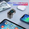 U Shape USB Type C Adapter 140W Fast Charging USB C Connector 8k@60Hz USB C To USB C Digital Display Adapter for iPad Macbook PC