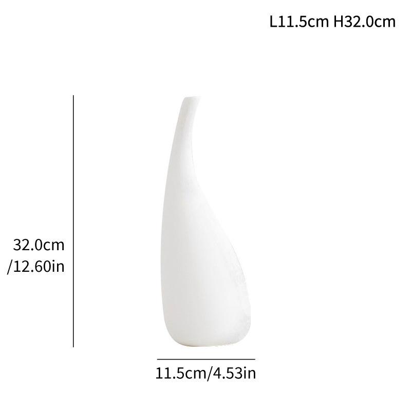 Modern Feng Shui Ceramic Flower Vase for Home Decor