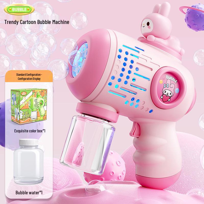 Gatling Bubble Gun: Automatic Electric Handheld Bubble Maker for Kids