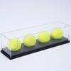 Transparente Acryl Baseball Vitrine mit Sonnenschutz und einfacher Montage für Softball, Golfball Sammlerstücke