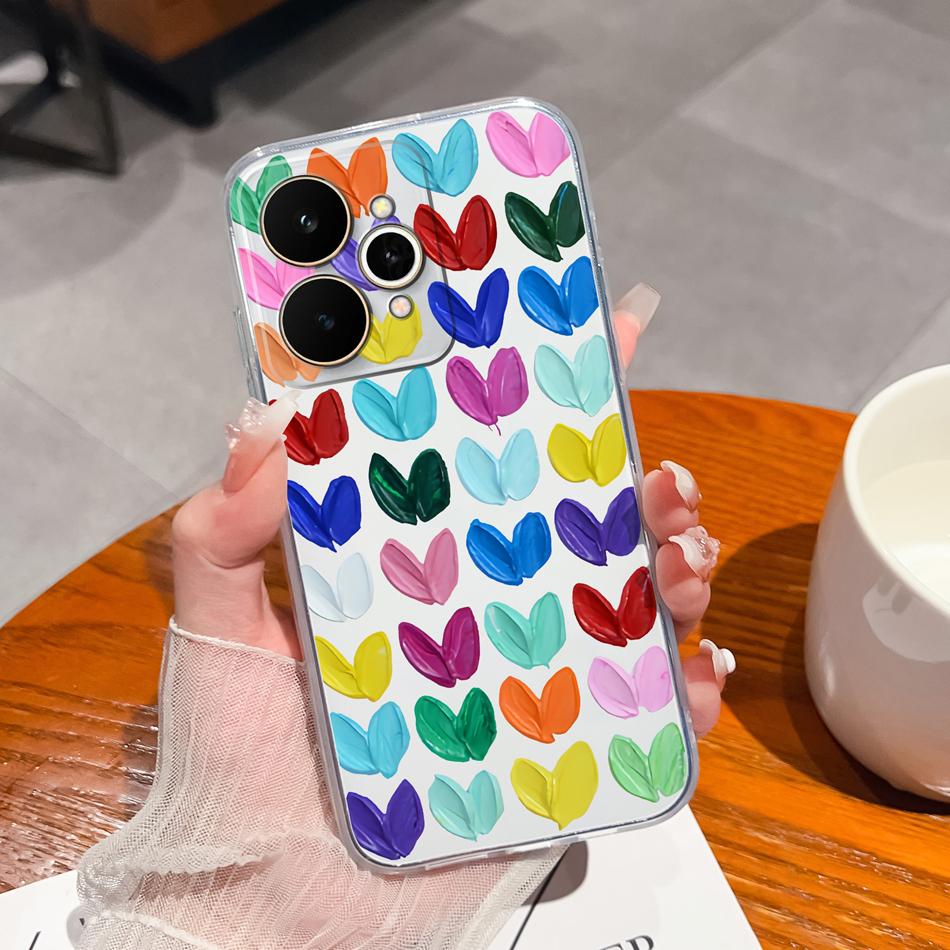 For Realme 15 Pro 5G Case Colorful Patterns Transparent TPU Silicone Back Cover For Realme15 15Pro Lightweight Phone Bumper
