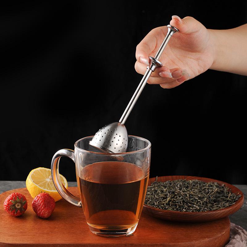304 Stainless Steel Conical Tea Infuser Stick and Strainer Mesh 