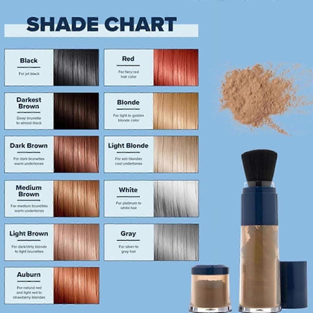 Supersize Temporary Hair Colour Fibres with Refill - Root Touch-Up & Volumising Set