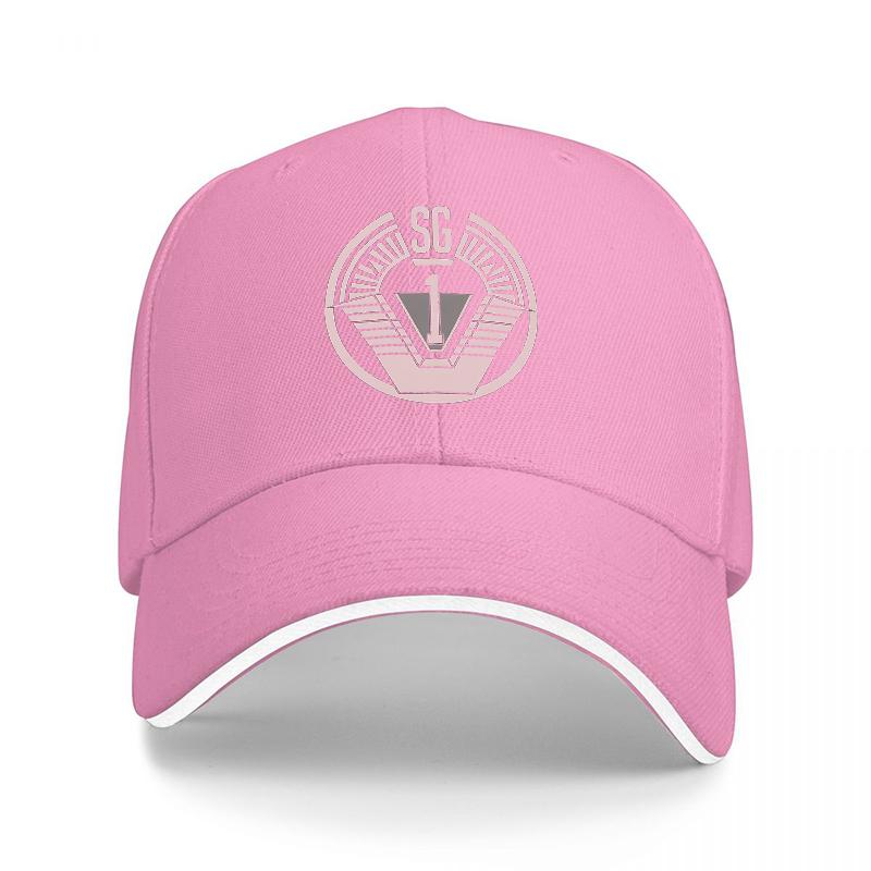 SG Tactical Logo Black Baseball Cap with Silver Emblem and White Trim Design for Unisex and Women Outdoor Fashion Accessory