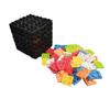 1 Box Of Plastic 3x3x3 Speed Smart  Cube Smooth Sticker Cubes Collection Puzzle Toy for Kids