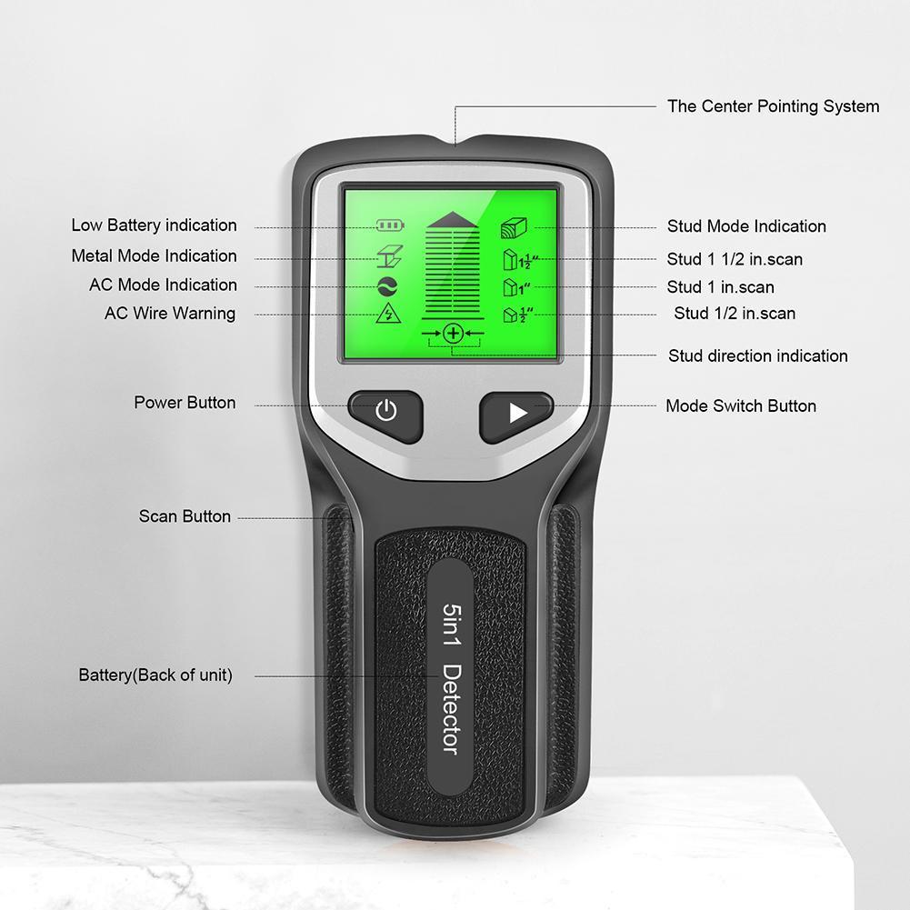 

Tracker Wall Scanner Tools Wood Studs Detector Stud Finder Sensor Wall Scanner LCD Digital AC Wire Finder China Mainland