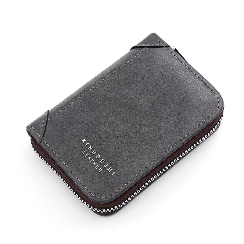Retro European-American Denim Patchwork Multi-Card Coin Zipper Holder