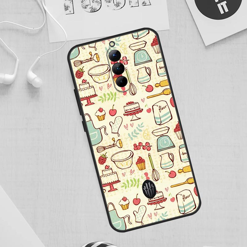 Baking Cook Chef Case For ZTE Nubia Red Magic 11 10 9 8 8S 9S 10S Pro Plus 6 7 6S 7S For RedMagic 10 Air Cover
