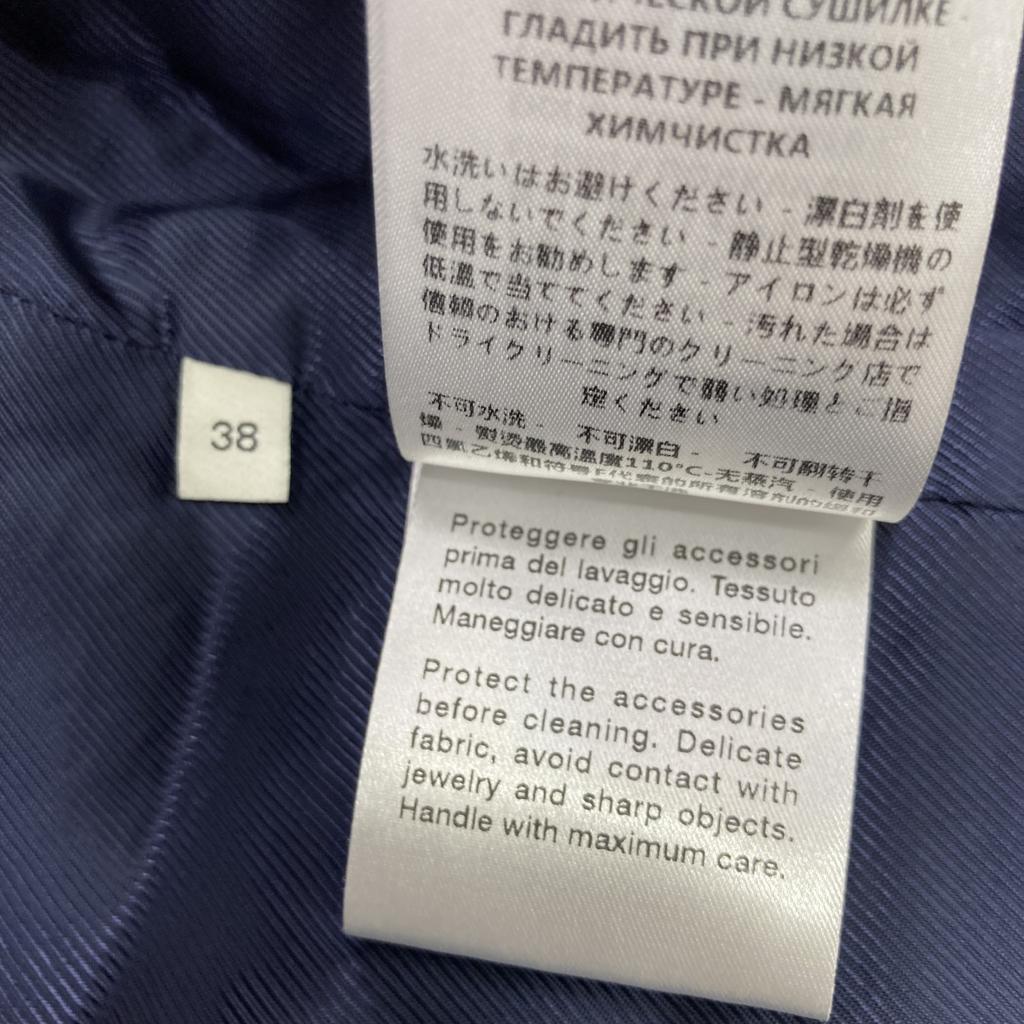 GUCCI 569132 19 years Red x Navy x White Gold Button Single Tweet Jacket Jacket 38 Red x white x navyUsed