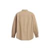 Levis Solid Point Collar Long Sleeve Shirt Men Shirts Khaki A2701-0000