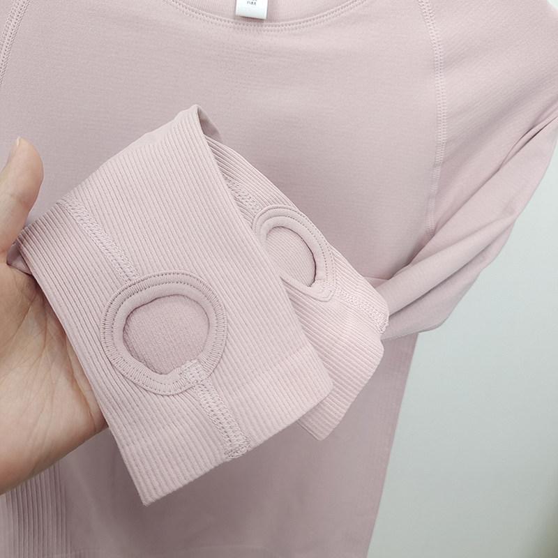 Top Yoga și Alergare cu Mânecă Lungă, Seamless, Foarte Elastic