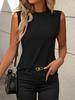 2026 Women's Sleeveless Loose Round Neck Solid Color T-Shirt