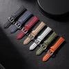 Premium Sailcloth Leather Watch Strap 20mm 22mm for Seiko for Omega Fabric Nylon Watchband Qucik Release Wristband Accessories