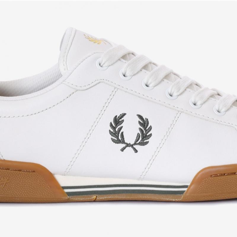 Fred Perry 23fw Unisex Sneakers B722 Leather
