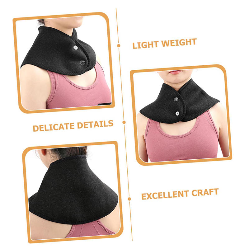 Keep Warm Shoulder Brace Winter Faux Lamb Wool Shoulder Protective Shawl Neck Back Warmer Wrap Cape For Old People Maternity