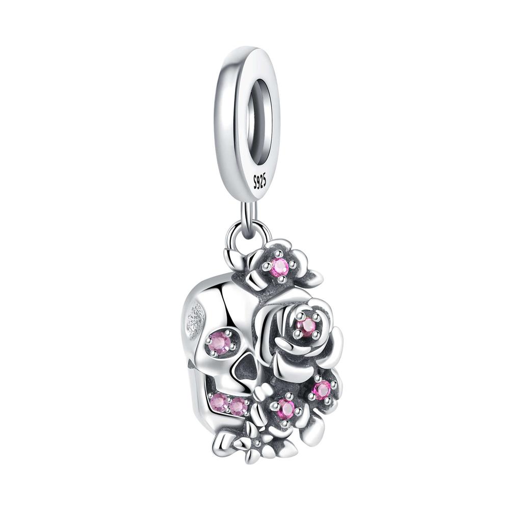 Orstarry Copper Halloween Ghost Beads Original Pendants Bracelet Charm Jewelry Party Diy Trendy Gifts