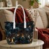Gothic Skull Pattern Casual Tote Bag for Daily Use
