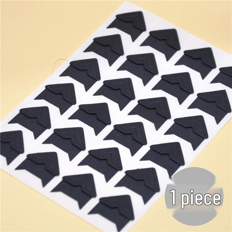 Korean Retro Kraft Paper Photo Corner Stickers, DIY Colorful Album Accessories for Baby Albums