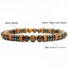 New Men Bracelet Natural Stone Handmade Wooden Braslet Beaded Rosary Braclet Hombre
