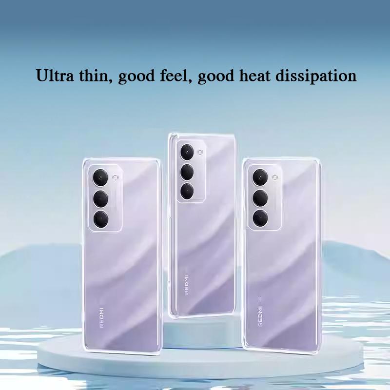 Original Soft Ultra Thin Crystal Clear Case for Redmi 15A 15 15C 4G 5G Protective Silicone Cover Shock Proof Shell Funda Housing
