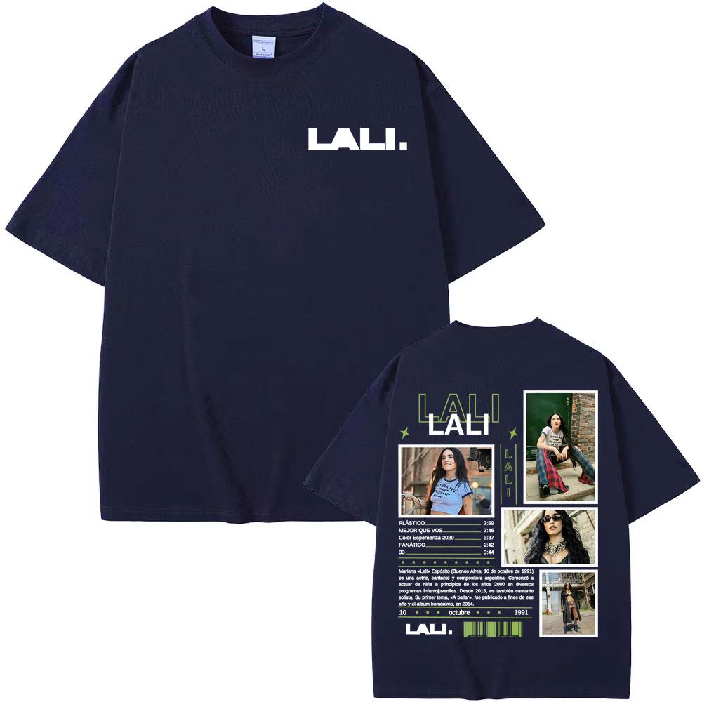 2025 Summer Singer Larry Esposito Album Tour Cover Tshirt Men Harajuku High Street Tshirt Fashion 100 Cotton Tshirt