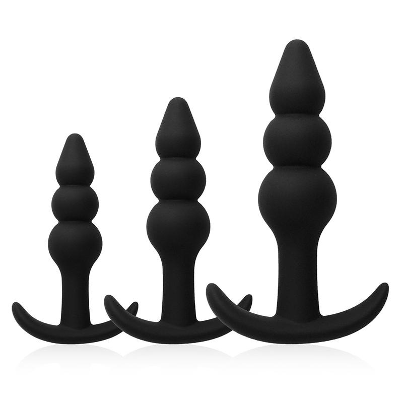 Silicone Dildo Anal Plugs Butt Plug Stopper Dilator Prostate Massager Vaginal Stimulator Adult Sex Toys for Men/Women Trainer