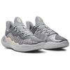 Under Armour Curry 11 Low top Basketball Shoes Unisex Gray White Sneakers 3027723-101