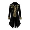 Men's Medieval Ethnic Tailcoat Jacket - 2023 Collection, Long Sleeve Court Style Evening Gown