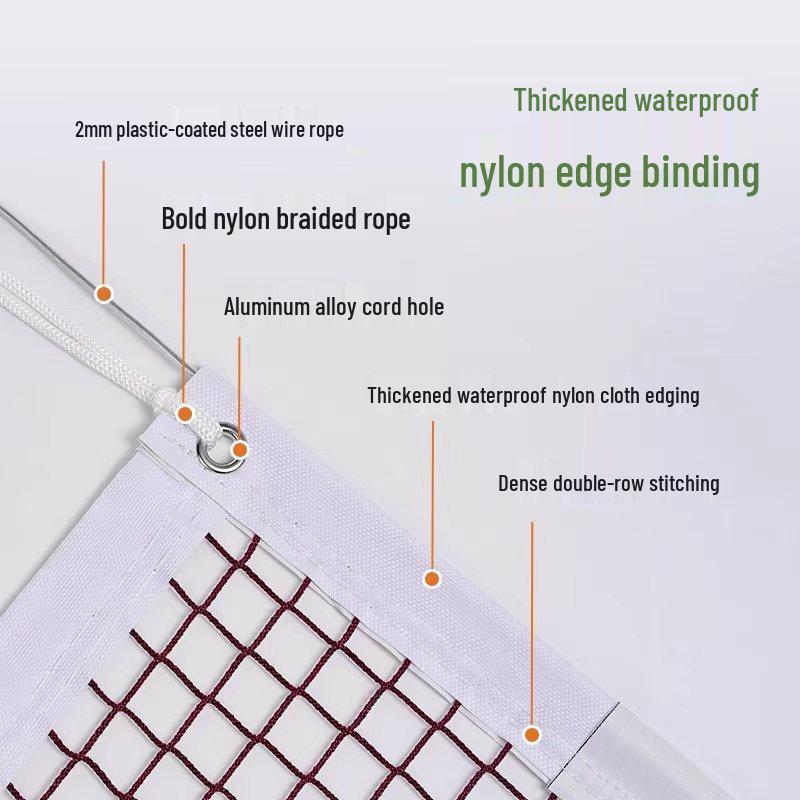 Indoor Outdoor Polypropylene Badminton Net