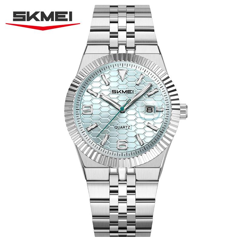 SKMEI 2656 Date Male Original Men's Watch Waterproof Stainless Steel Luxury Clock Relogios Masculino Quartz Men's Watches