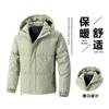 Padded Clothes Are the Same for Men and Women. Winter Loose Hooded Padded Jacket, Thickened Padded Clothes, Couple Jacket.