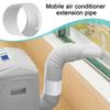 Portable Ac Exhaust Hose Coupler Air Conditioner Hose Connector Mobile 5.1in 5.9in Pipe Joint for Commercial Space Bedroom Duct