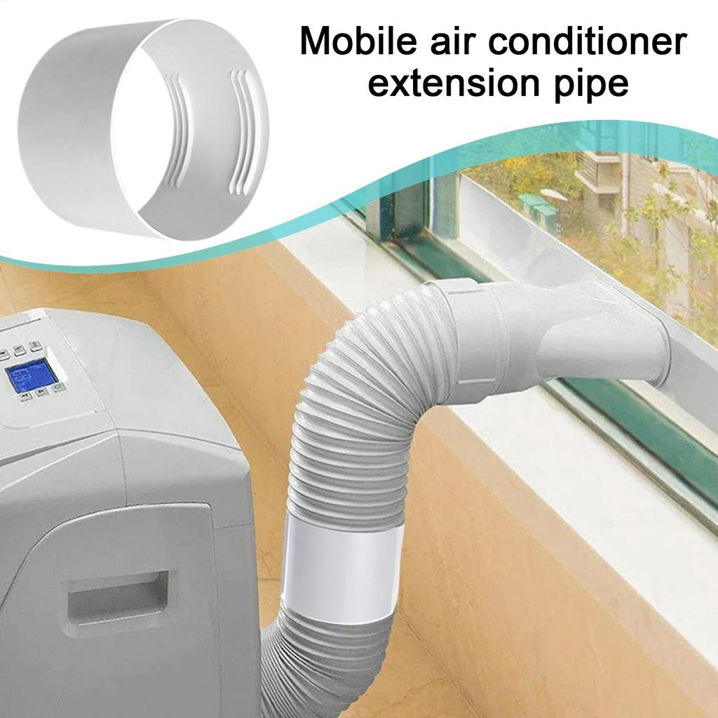 Portable Ac Exhaust Hose Coupler Air Conditioner Hose Connector Mobile 5.1in 5.9in Pipe Joint for Commercial Space Bedroom Duct