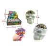 Brain Anti-stress Ball with Its Anti-stress Skull Support