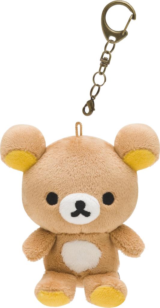 Rilakkuma „Immer zusammen“ Plüsch-Schlüsselanhänger Niedliches Ausflugs-Stofftier MX15401