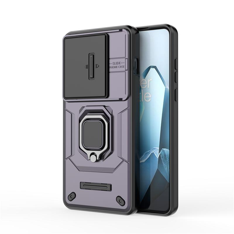 Shockproof Case For OnePlus 13 Case OnePlus 13 Ring Holder Magnetic Full Back Cover For OnePlus 13 Push Window Case 6.82 inch