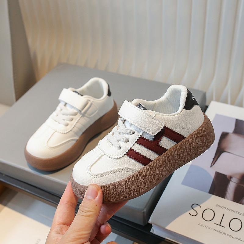 Unisex Kids Boys Girls Simple Style Low Top Thick Sole Casual Sports Sneakers